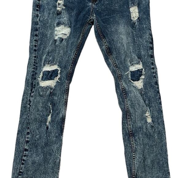 Another Hype Piece  AHP Men's Distressed Jeans Size 40 x 34 - Picture 3 of 4